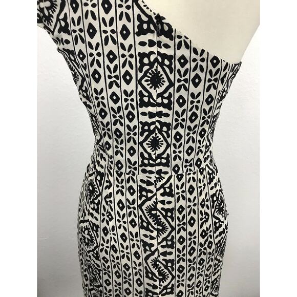 Nanette Lepore Print Silk One Shoulder Mini Dress - Picture 11 of 12